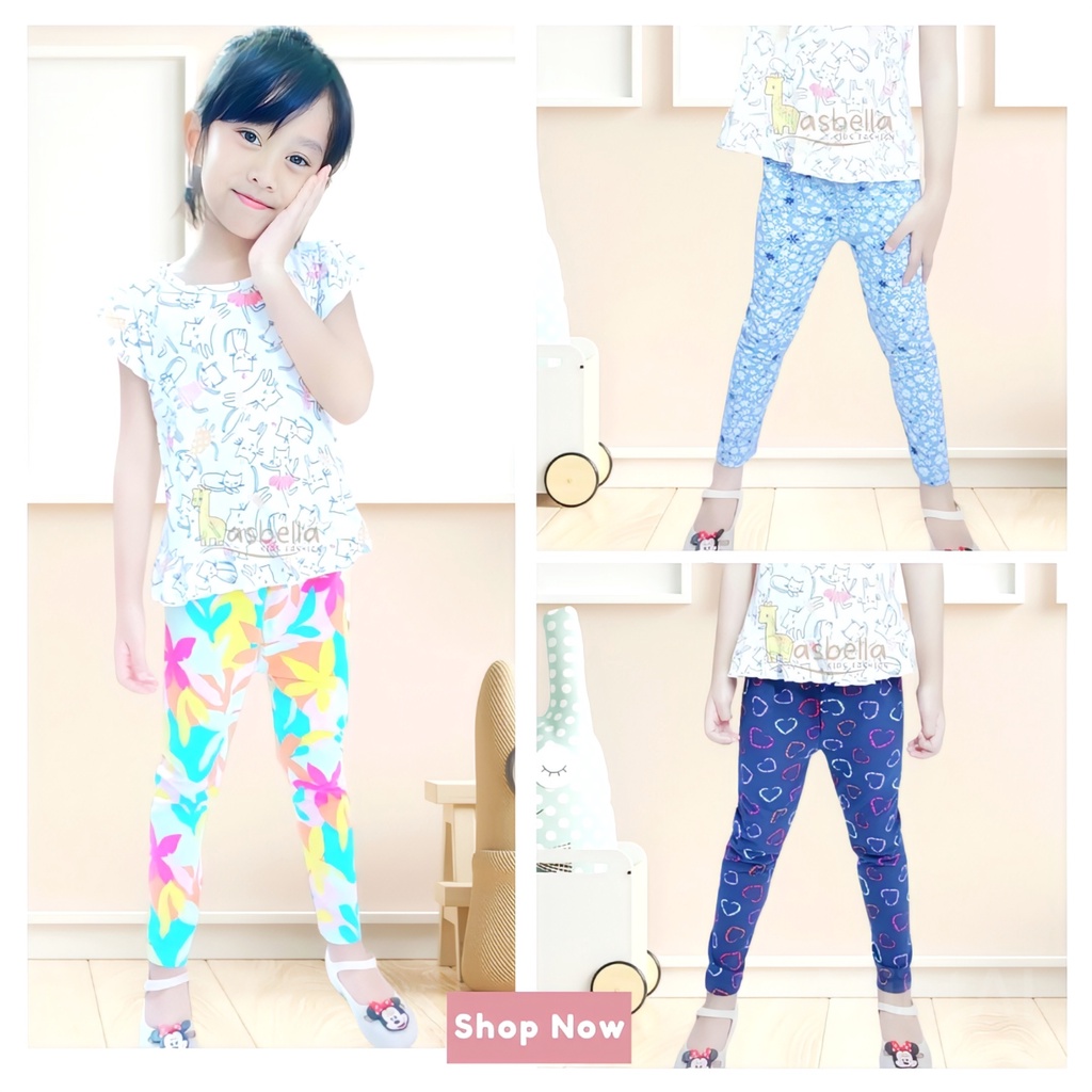 (1-12Y) Legging Design Boleh Pilih | Leging Budak Perempuan / Kids ...
