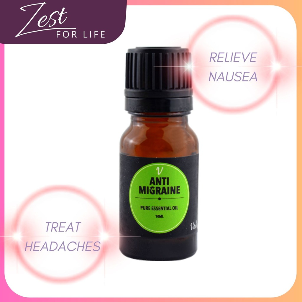Anti Migraine Essential Oil 10ml Aroma Fragrances Air Diffuser