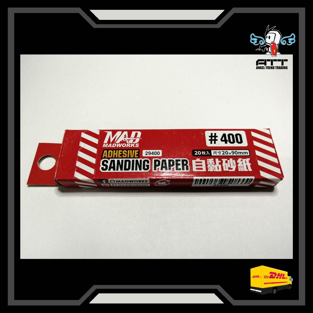 MADWORKS ADHESIVE SANDING PAPER 400 (Gunpla Gundam Paint Model Kit