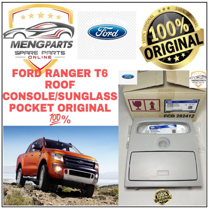 ORIGINAL 100% FORD RANGER T6 2.2,3.2 SUNGLASSES CONSOLE/ ROOF CONSOLE