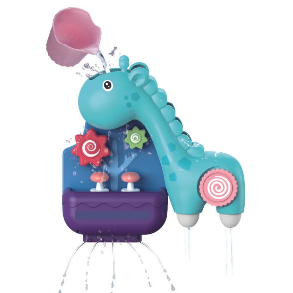 Simple Dimple Bathing Giraffe Activity Bath Toy With Suction For Wall ...