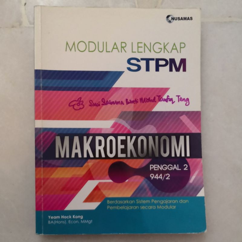 Nota Modular Lengkap STPM Makroekonomi | Shopee Malaysia