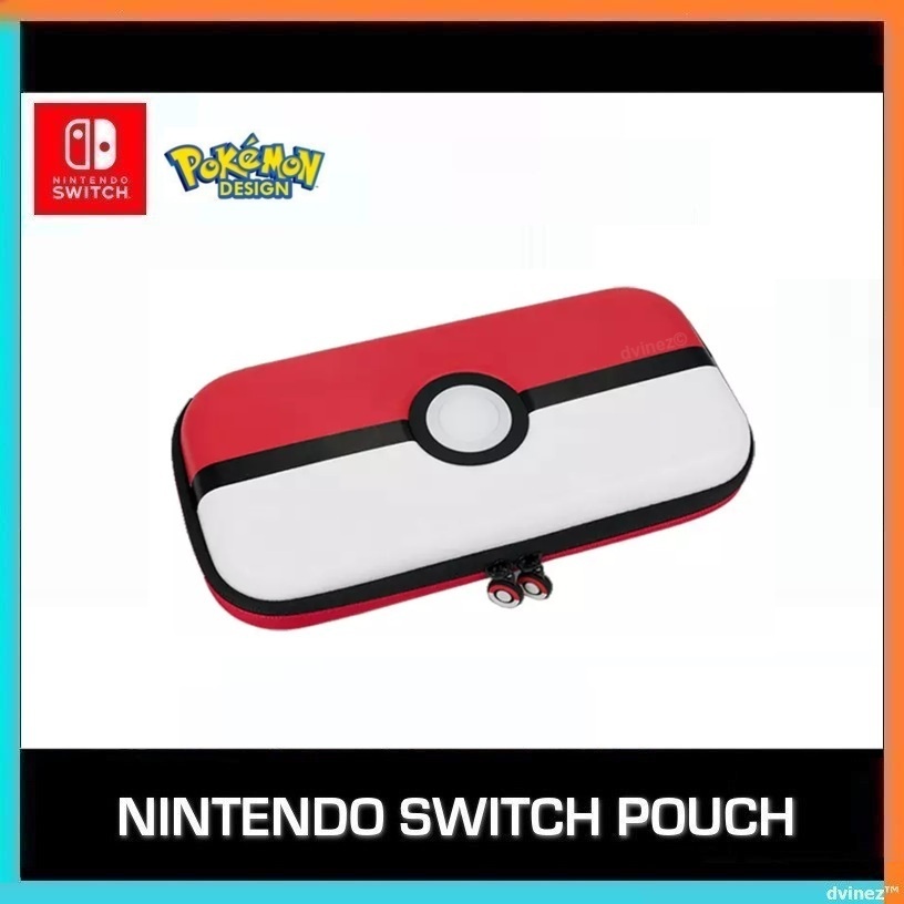 Nintendo Switch Pokemon Pokeball Design Hard Carry Case Travel Tough ...