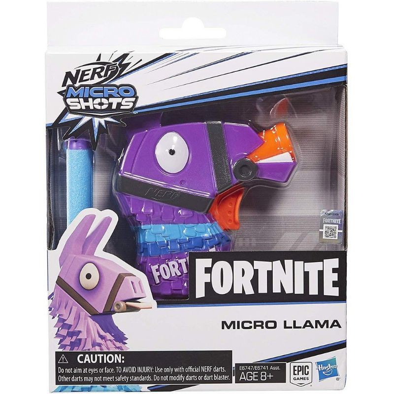 Nerf Fortnite Llama Nerf MicroShots Dart-Firing Toy Blaster and 2 ...