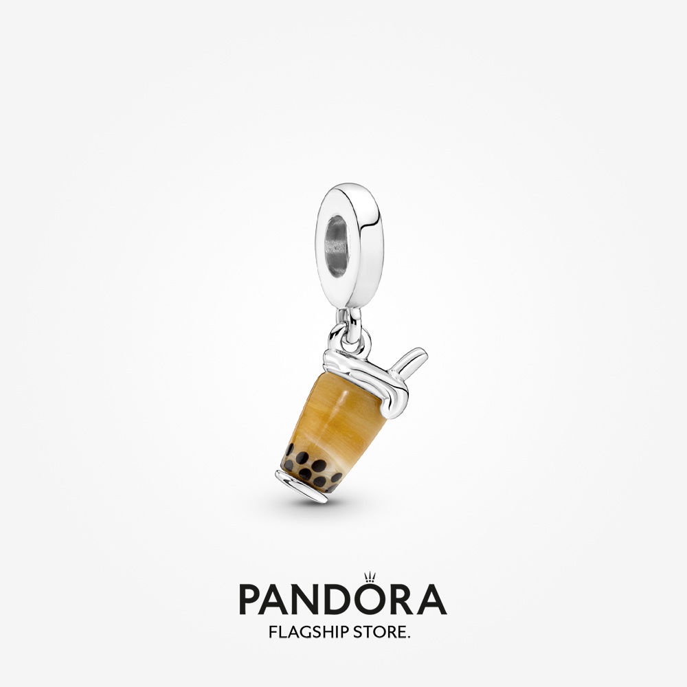 [MERDEKA CHARM] Pandora Murano Glass Bubble Tea Dangle Charm Shopee