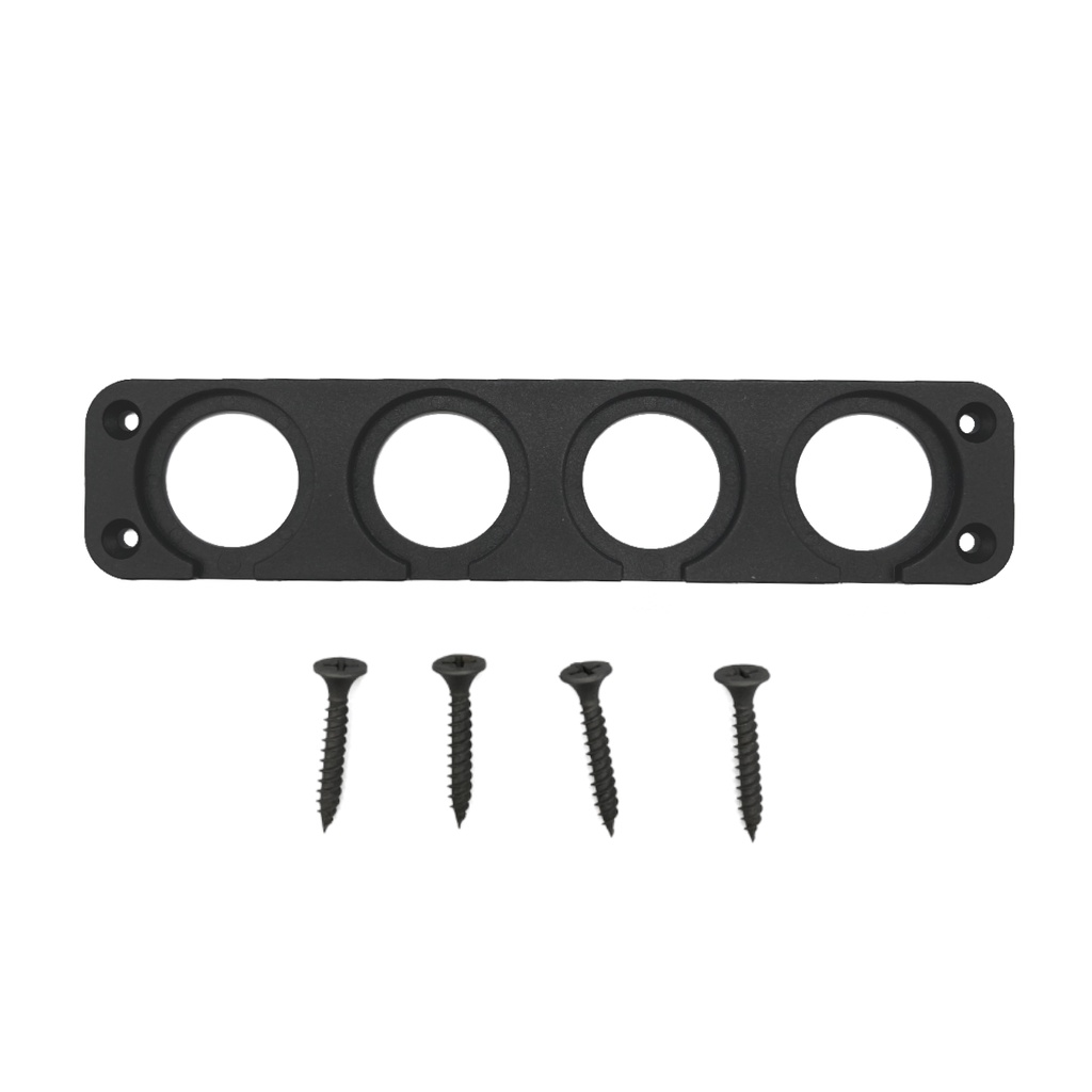 DIY Car USB Panel Charger Switch Voltmeter Power Outlet Socket