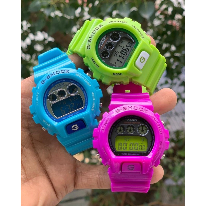 12.12 Sale Gshock Dw 6900 Rubber strap Trending watches Digital Function Limited Offer Crazy Metallic Color