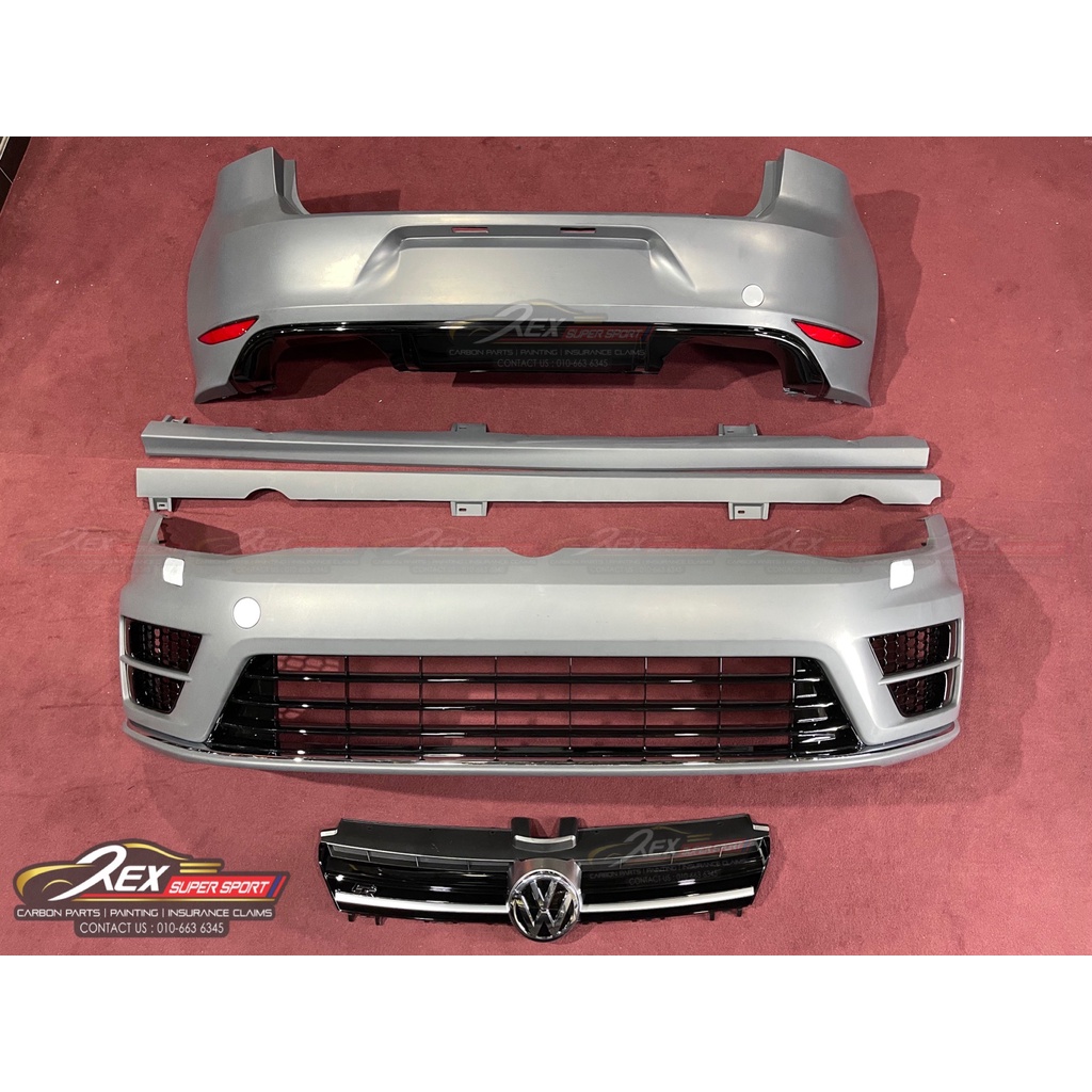 VW Volkswagen Golf Mk7 GTI TSI R Bodykit Set Bumper Front Rear Side ...