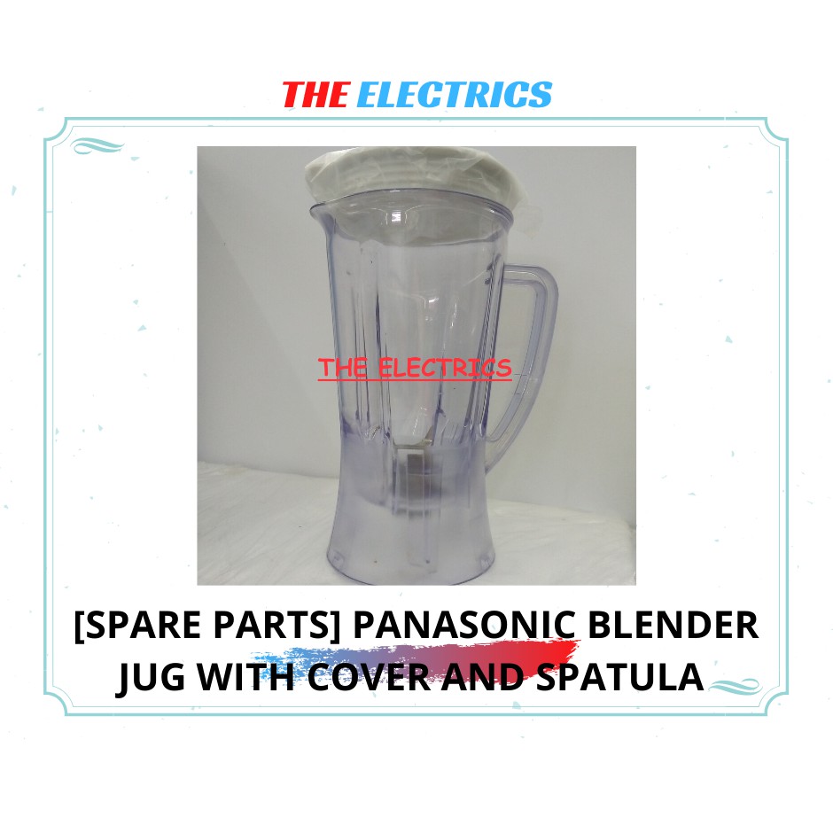 [SPARE PART] PANASONIC ORIGINAL BLENDER JUG WITH COVER AND SPATULA ...