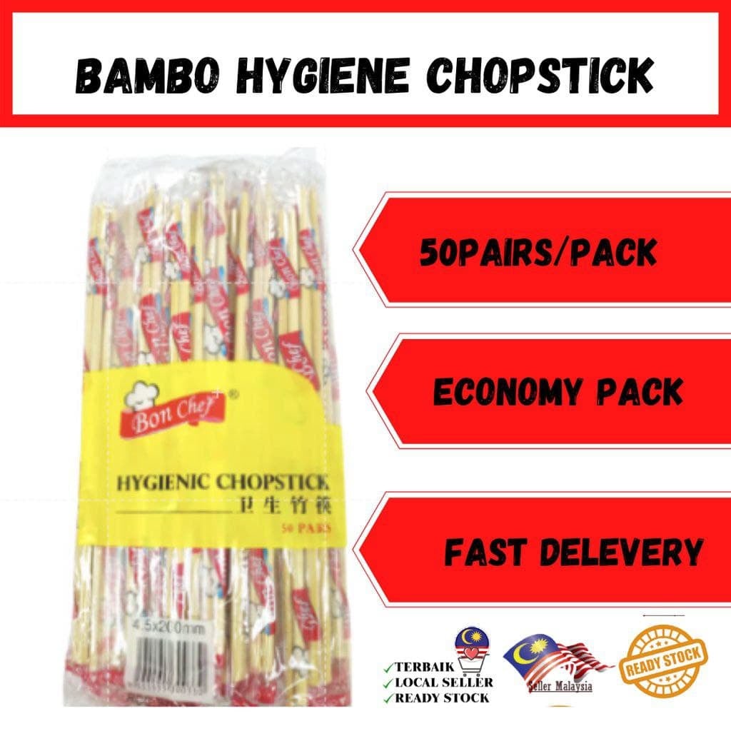BAMBO HYGIENE CHOPSTICK 5P PSC( ECONOMY PACK ) Shopee Malaysia