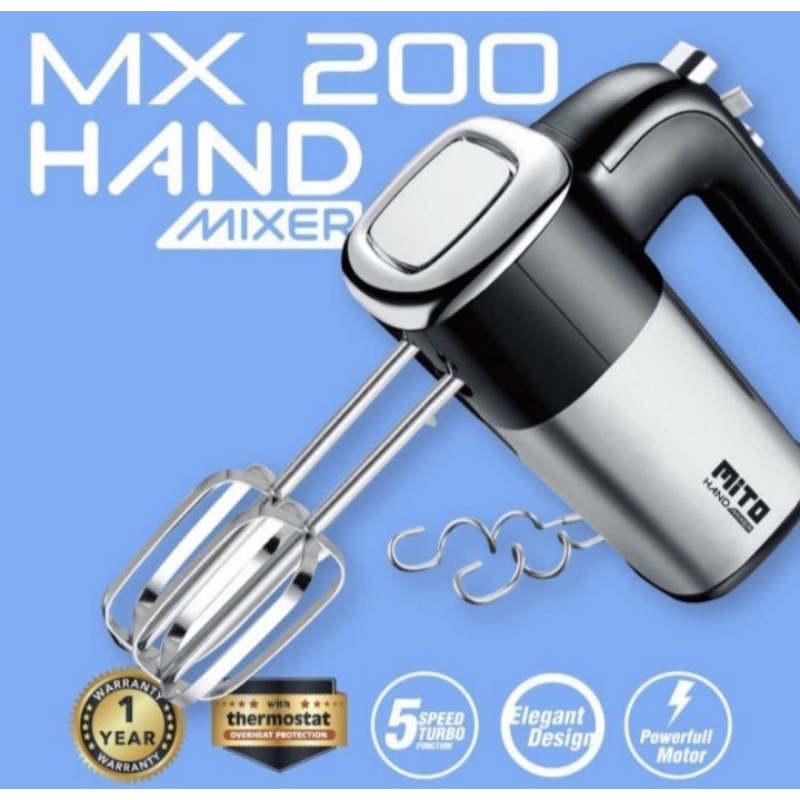 Mito Hand Mixer MX200 Mito MX200 MX 200 Mixer Shopee Malaysia