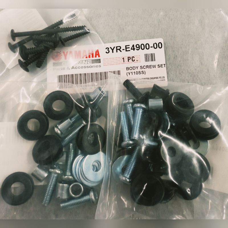 Yamaha Y110 Screw Cover Body Set 3YR-E4900-00 | Shopee Malaysia