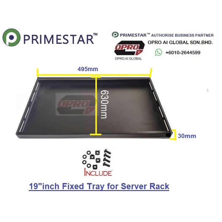 Primestar ™ 19inch Sirim Standard Solid Server Rack Equipment Tray ...
