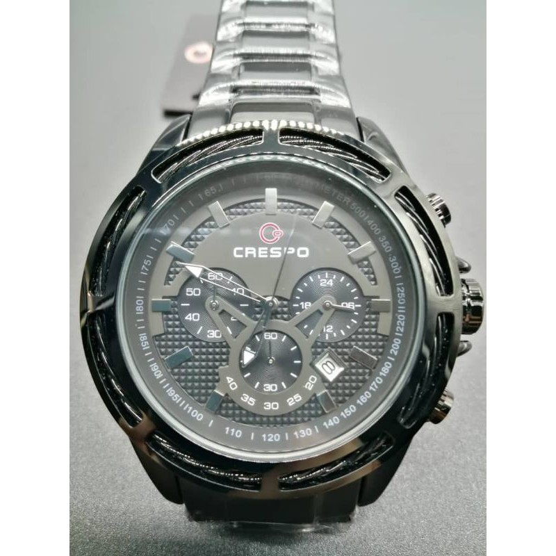 CRESPO CHRONOGRAPH WATCH STAINLESS STEEL 5014 Shopee Malaysia