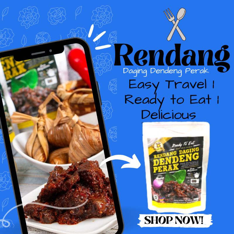 [READY STOCK!!!]🔥🔥RENDANG DAGING DENDENG PERAK VIRAL TRAVEL PACK FOOD ...