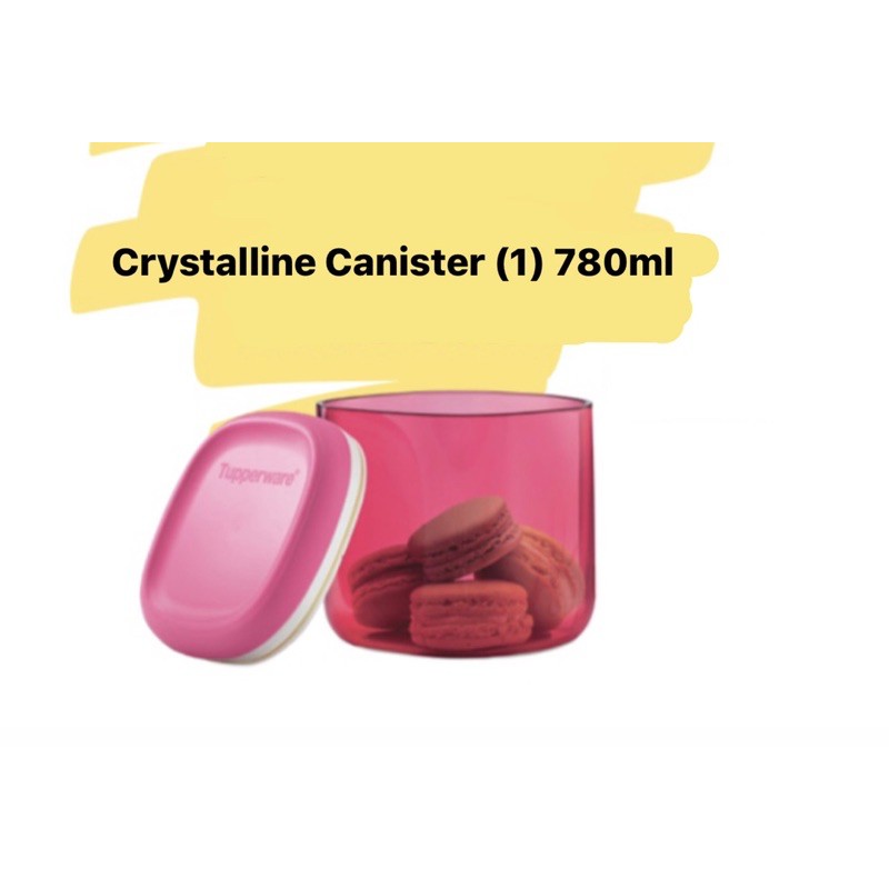 Tupperware Crystalline Canister (1) 780ml | Shopee Malaysia