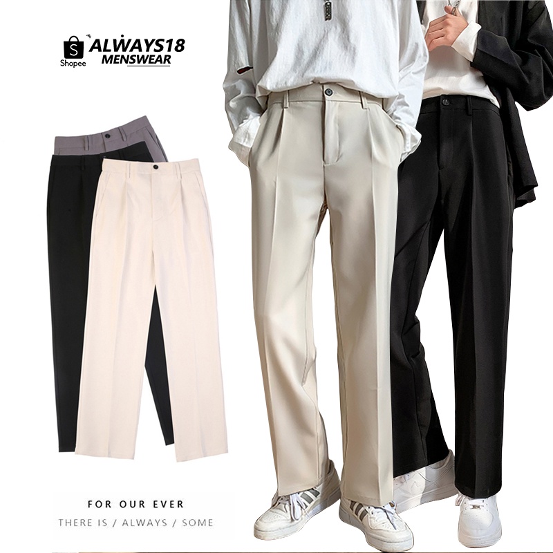 HIGH QUALITY👍Women Formal Long Pants Stretchable Plus Size Office