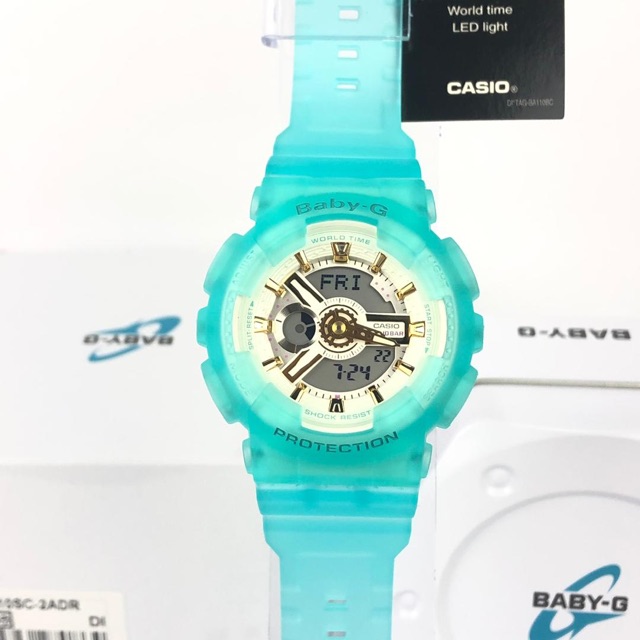 Casio Baby-G Frosted Sea Glass Colors Series BA-110SC | Shopee