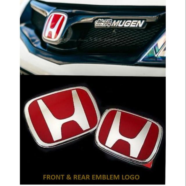 HONDA FRONT & REAR EMBLEN LOGO - Price for 1 pc | Shopee Malaysia