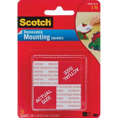 🇺🇸 3M Scotch Removable Mounting Squares - 25,4MM x 25,4MM | Shopee Malaysia