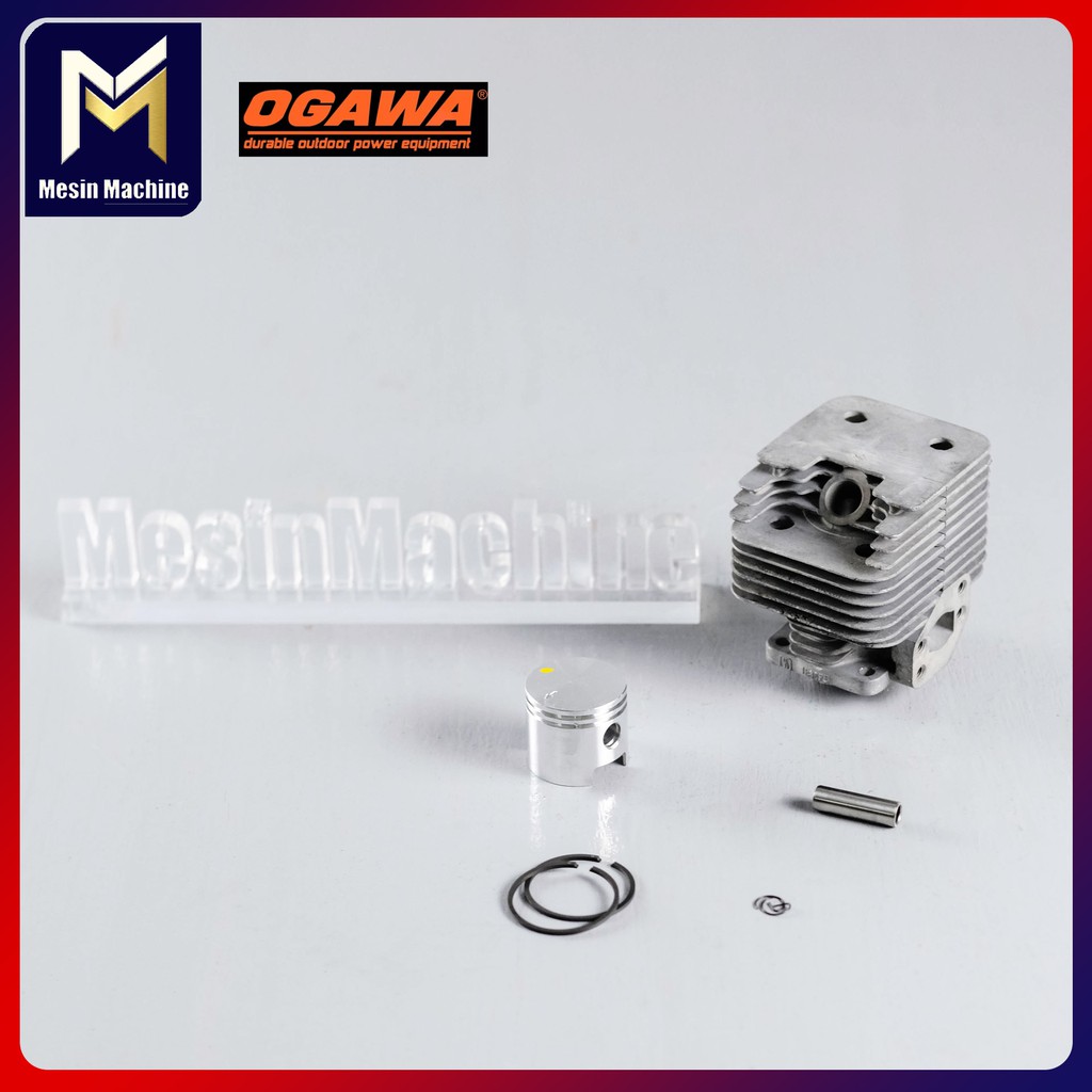 Brush Cutter Cylinder Set / Block piston mesin rumput For OGAWA, TANIKA ...