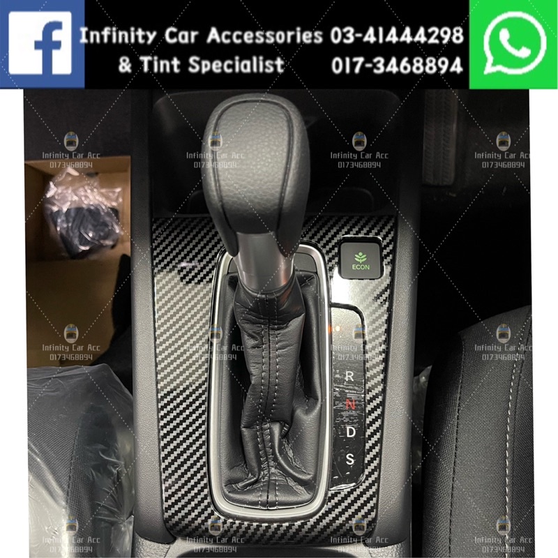 Honda City Gn2 20202022 / City Hatchback 2022 Gear Panel Cover Carbon