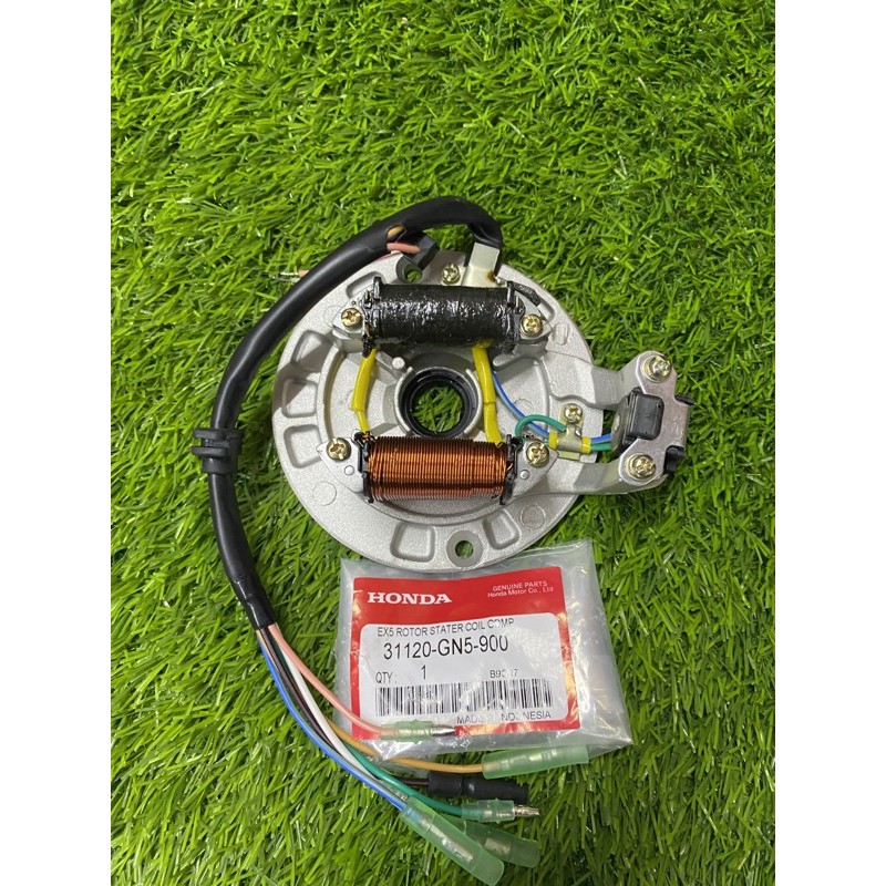 HONDA EX5 HIGH POWER FUEL COIL COIL + PLATE COMP SET STARTER