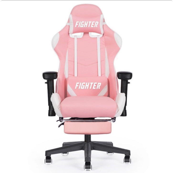 AMZ XL Size Racing Gaming Chair Footrest Lumbar Massage Cushion ...