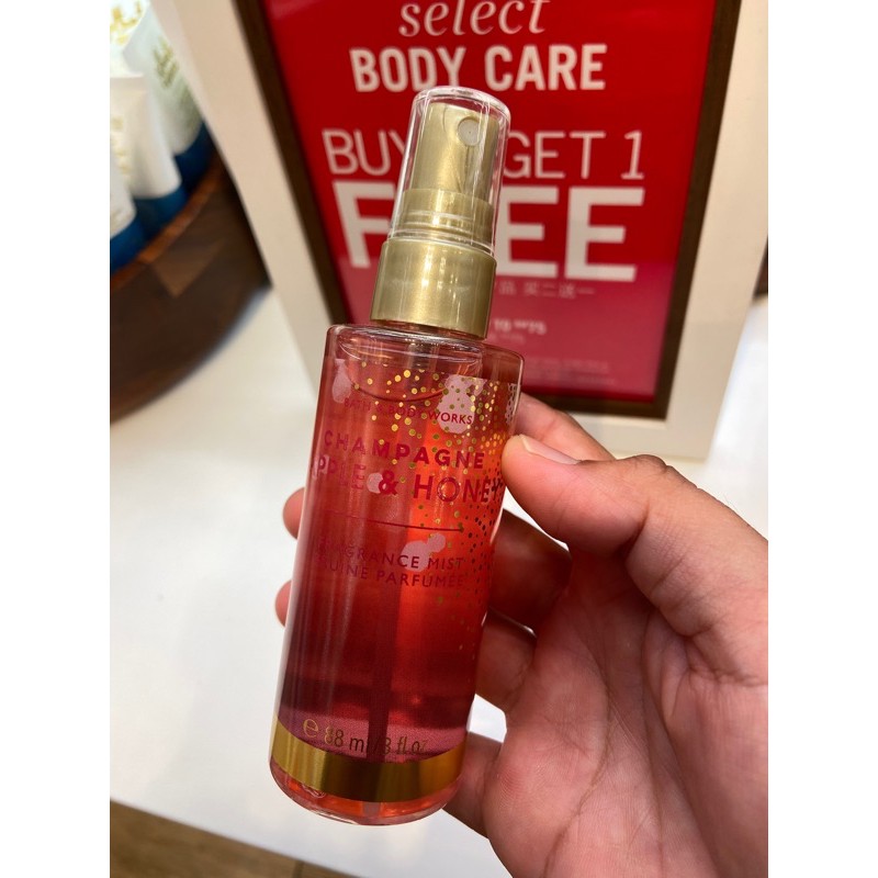 Champagne apple discount and honey spray