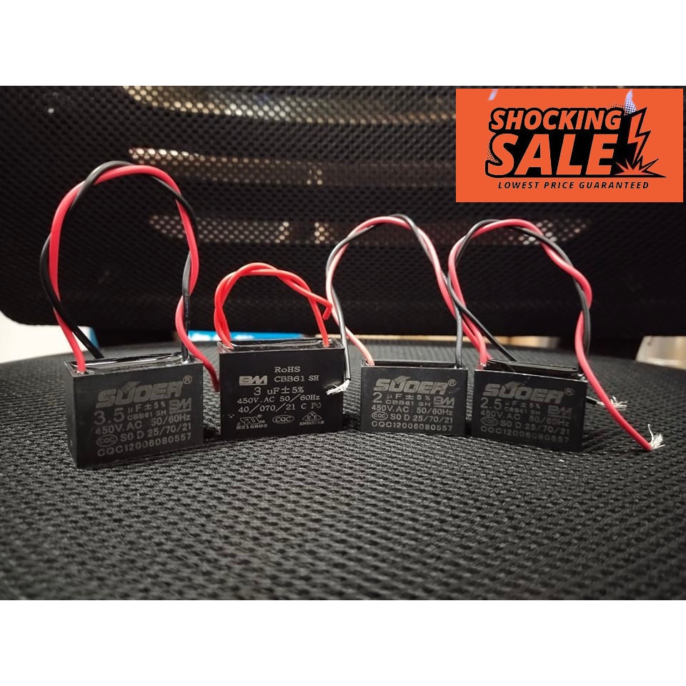 ⚡️SHOCKING SALE⚡️ FAN CAPACITOR WIRE (CONTENSER) AIRCOND AIR