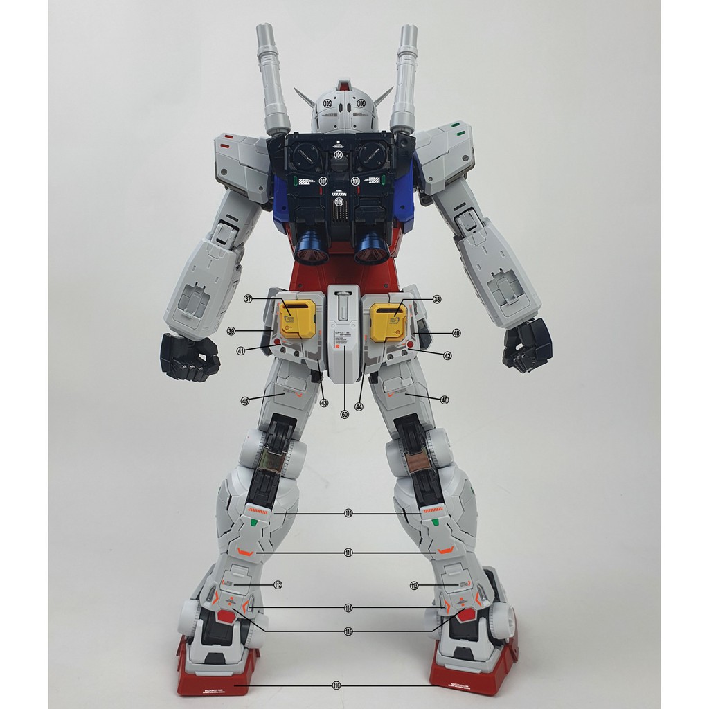 Delpi] Waterslide Decal - PG Unleashed 1/60 RX-78-2 2.0 (Hologram