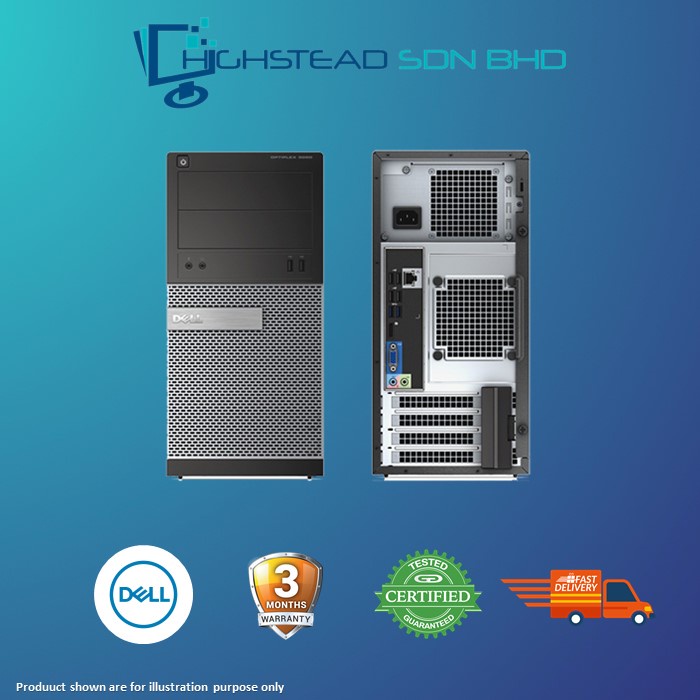 Dell OptiPlex 9020 Mini Tower Intel Core i3 4th Generation 4GB 320GB