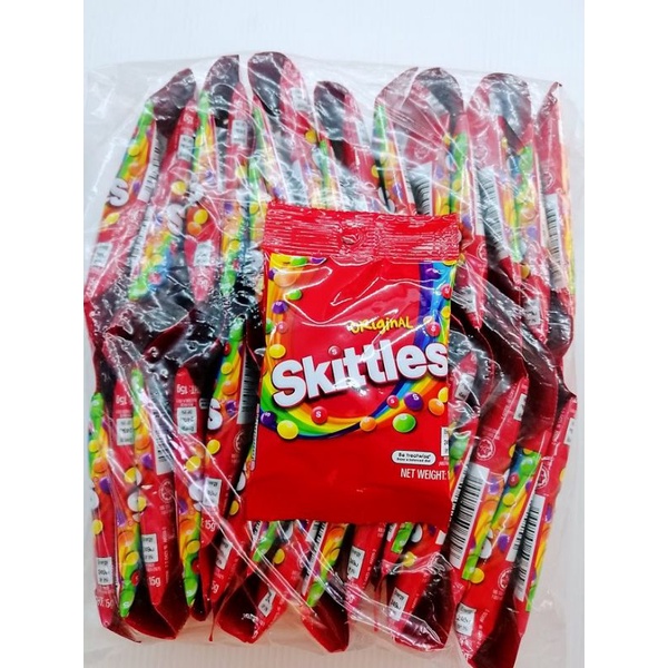[30PACKS] Wrigley's Skittles Fruit Flavor Candies Jelly Bean Original