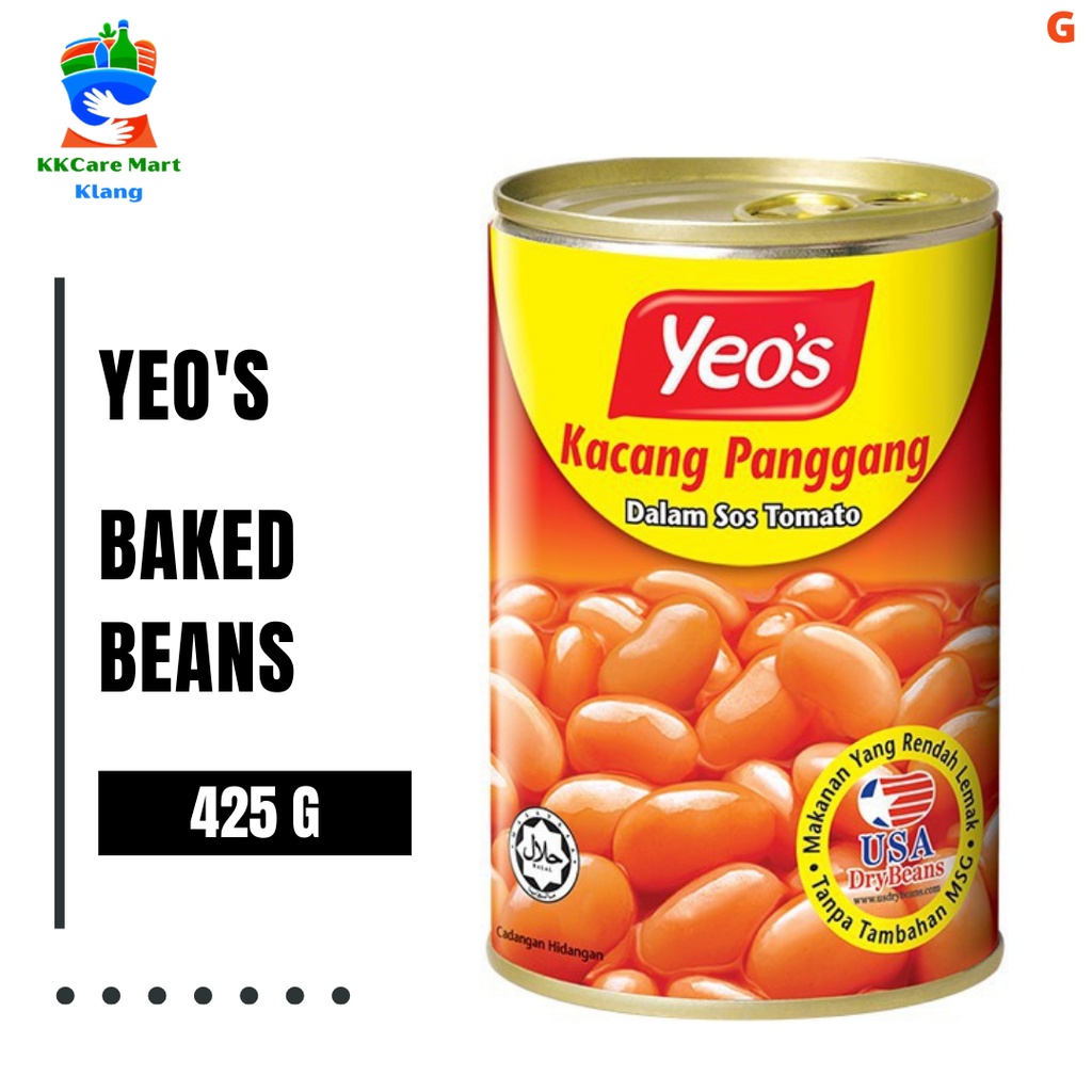 YEO'S Baked Beans in Tomato Sauce 425g Shopee Malaysia