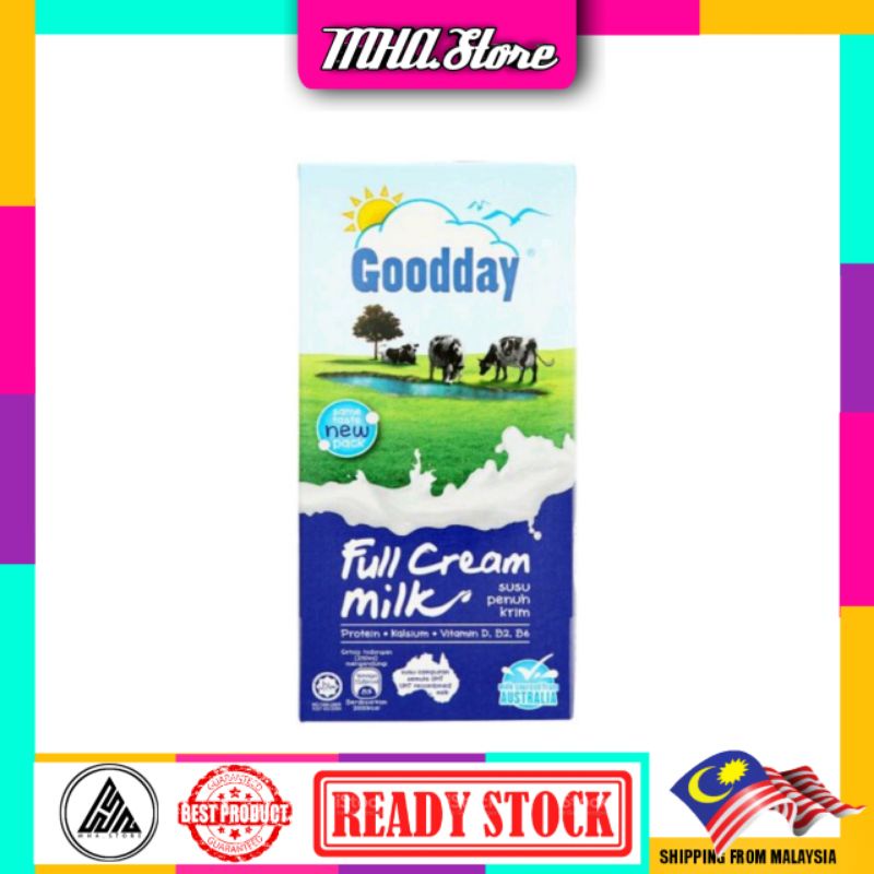 Goodday Full Cream Milk (1 Liter) Susuh Penuh Krim Goodday 1 Liter