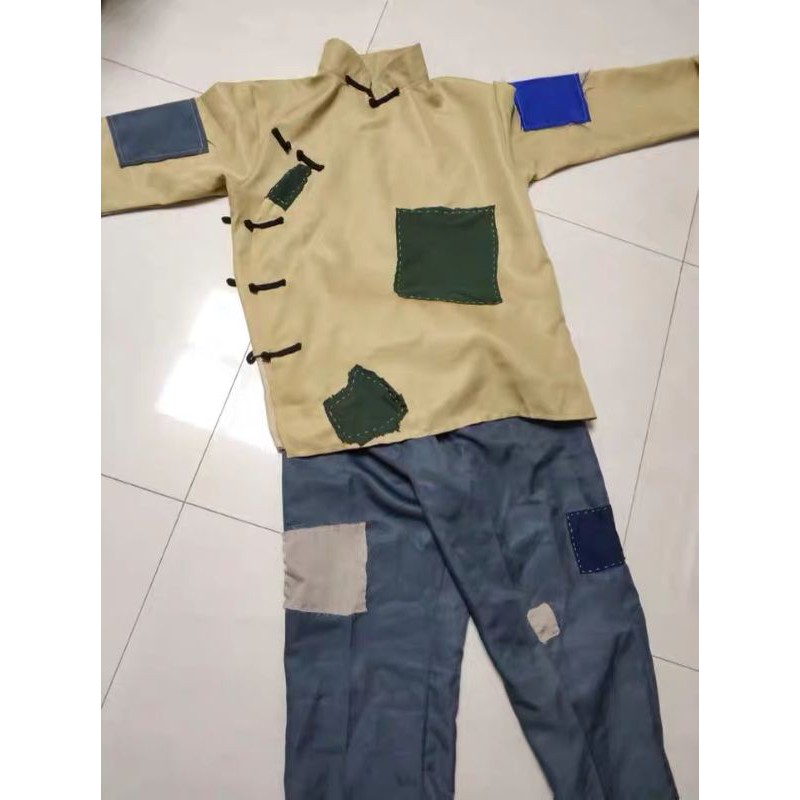 Costume beggar costumes patch torn clothes 古装乞丐服装演出服乞讨者叫花子服补丁破衣服