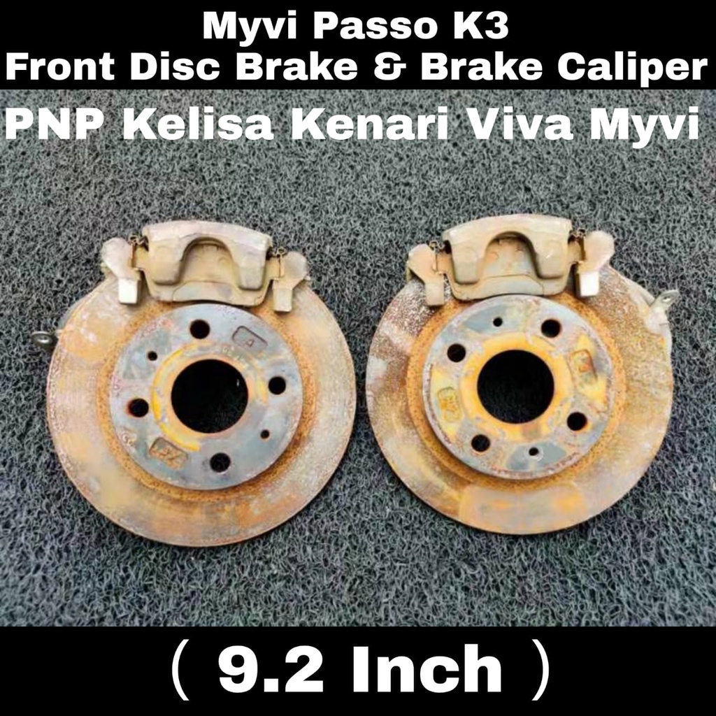 Pnp Perodua Kelisa Kenari Viva Myvi Passo K3 Front 9.5 Inch Disc Brake