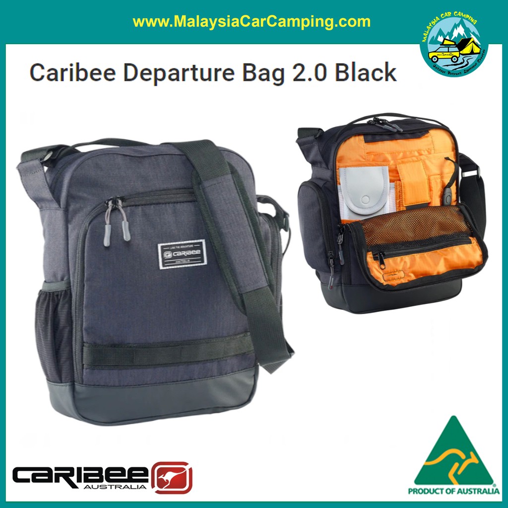 Caribee Departure Travel Bag 2.0 Black Shopee Malaysia