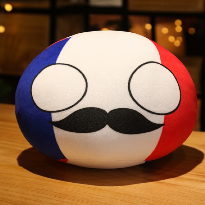 Cute Polandball plush toy kawaii anime cos country ball sleeping ...