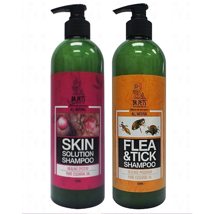 Dr Pets ALL NATURAL NEEM SHAMPOO 500ML Flea Tick /Skin Solution Shampoo