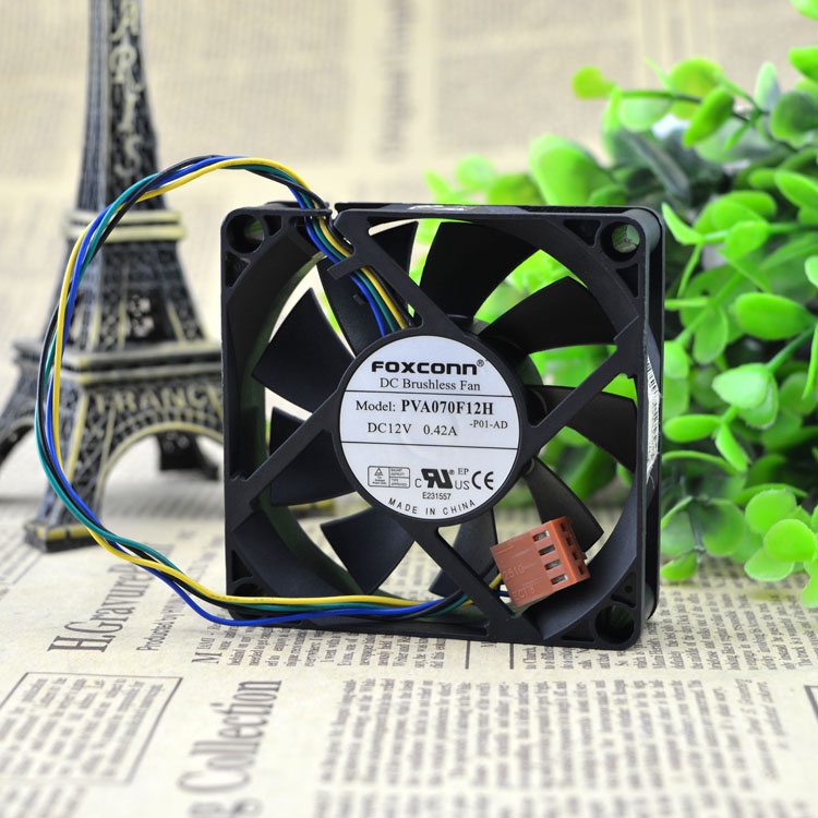 FOXCONN PVA070F12H 12V 0.42A 7CM 7020 4-Wire PWM CPU Fan | Shopee Malaysia