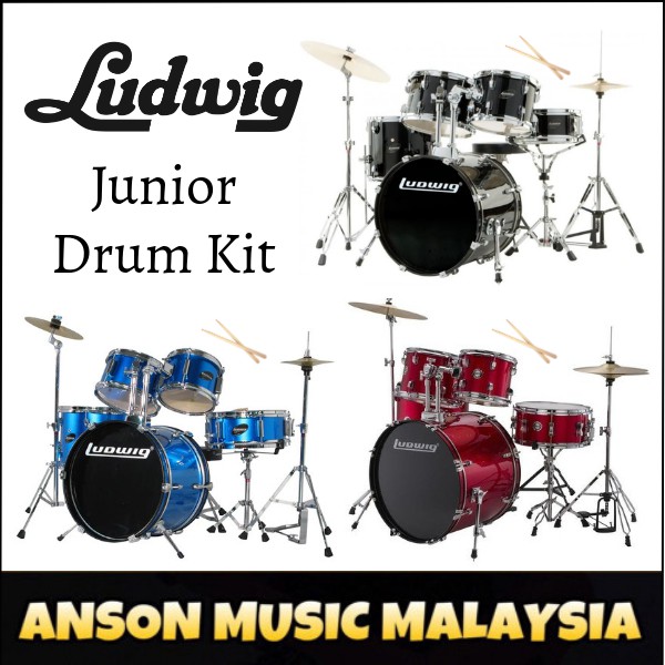 Ludwig 5 piece junior store drum set