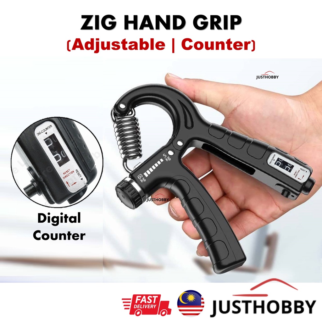 [🇲🇾 READYSTOCK] Exercise Hand Grip Handgrip Adjustable Resistance Hand ...