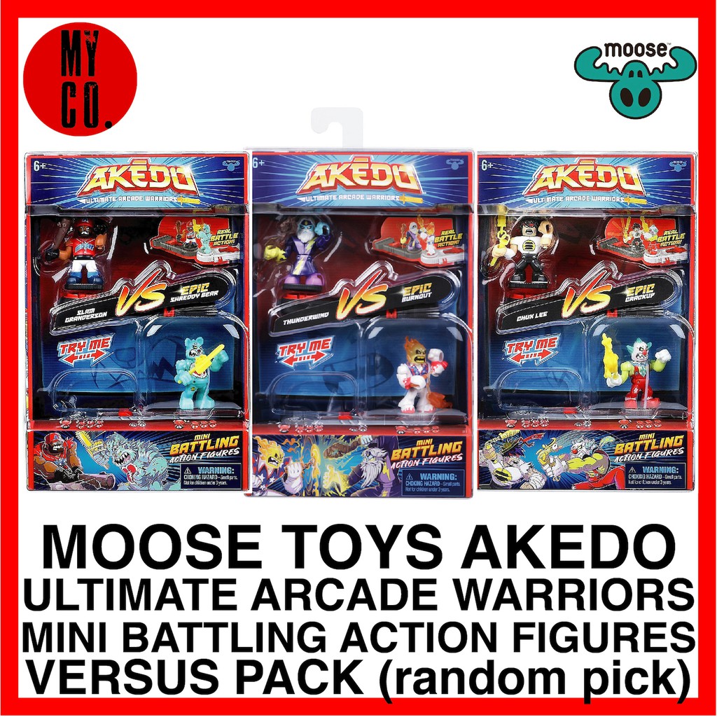 Akedo Ultimate Arcade Warriors Series 1 Random Master Case of 16