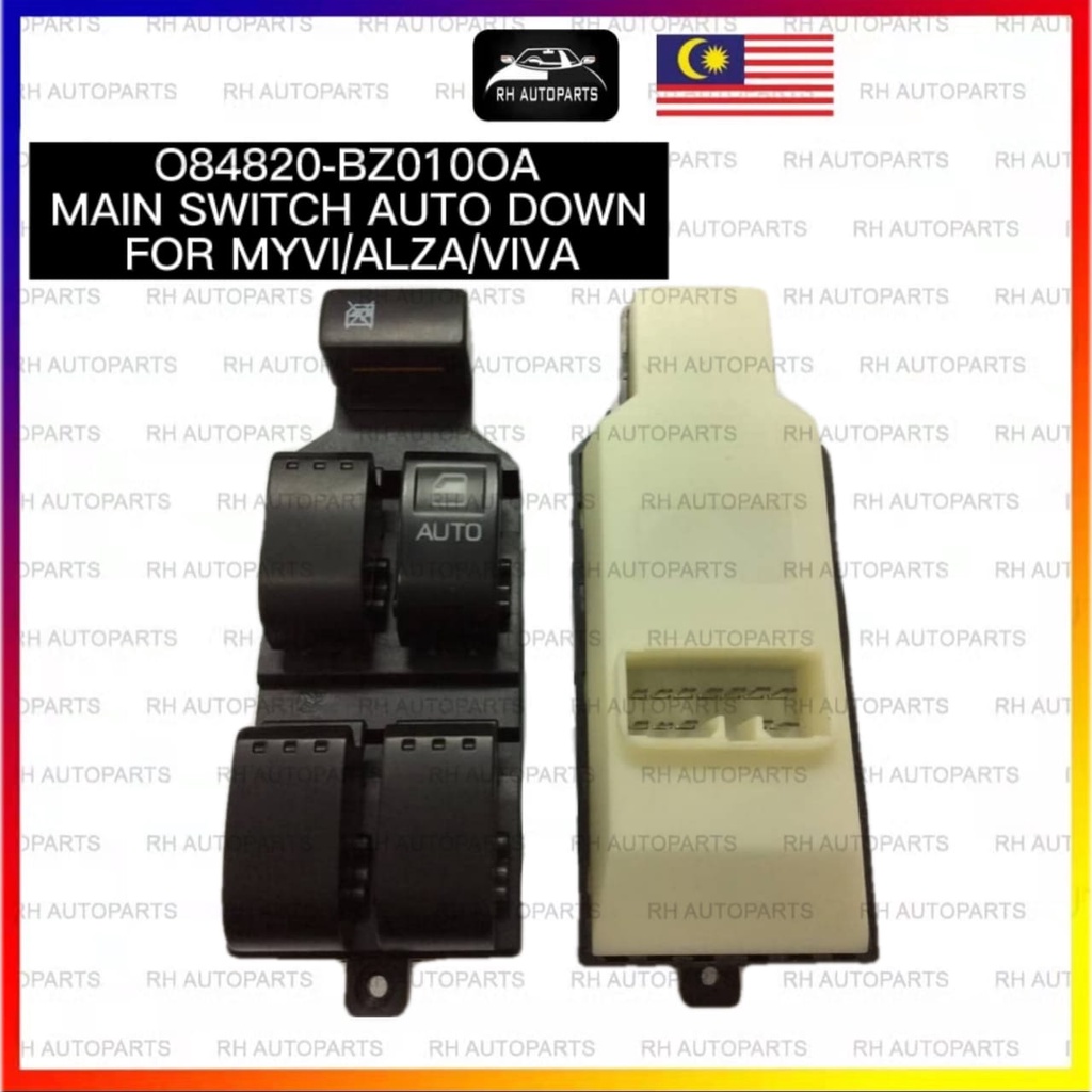 Perodua Myvi Alza Viva Power Window Main Switch Auto Master suis Myvi