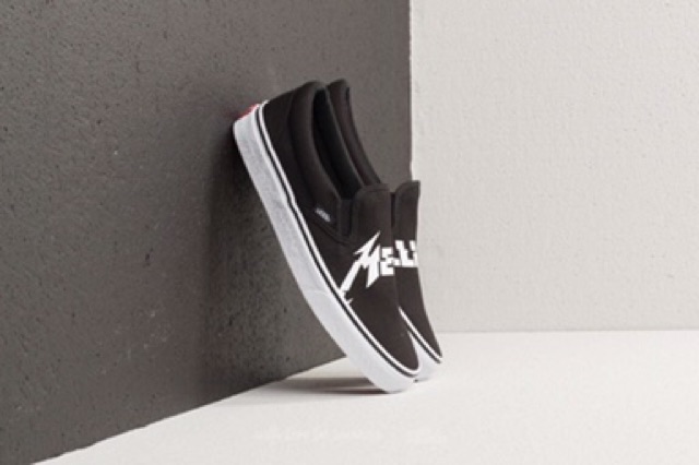 Vans metallica on feet sales
