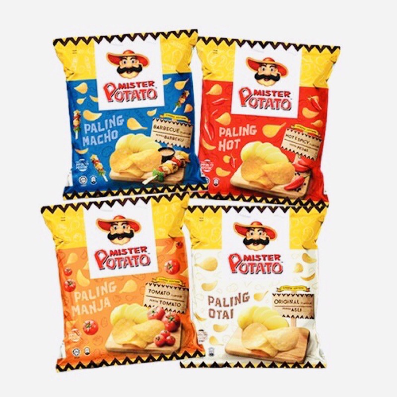 Mister Potato Chips 75gm Shopee Malaysia