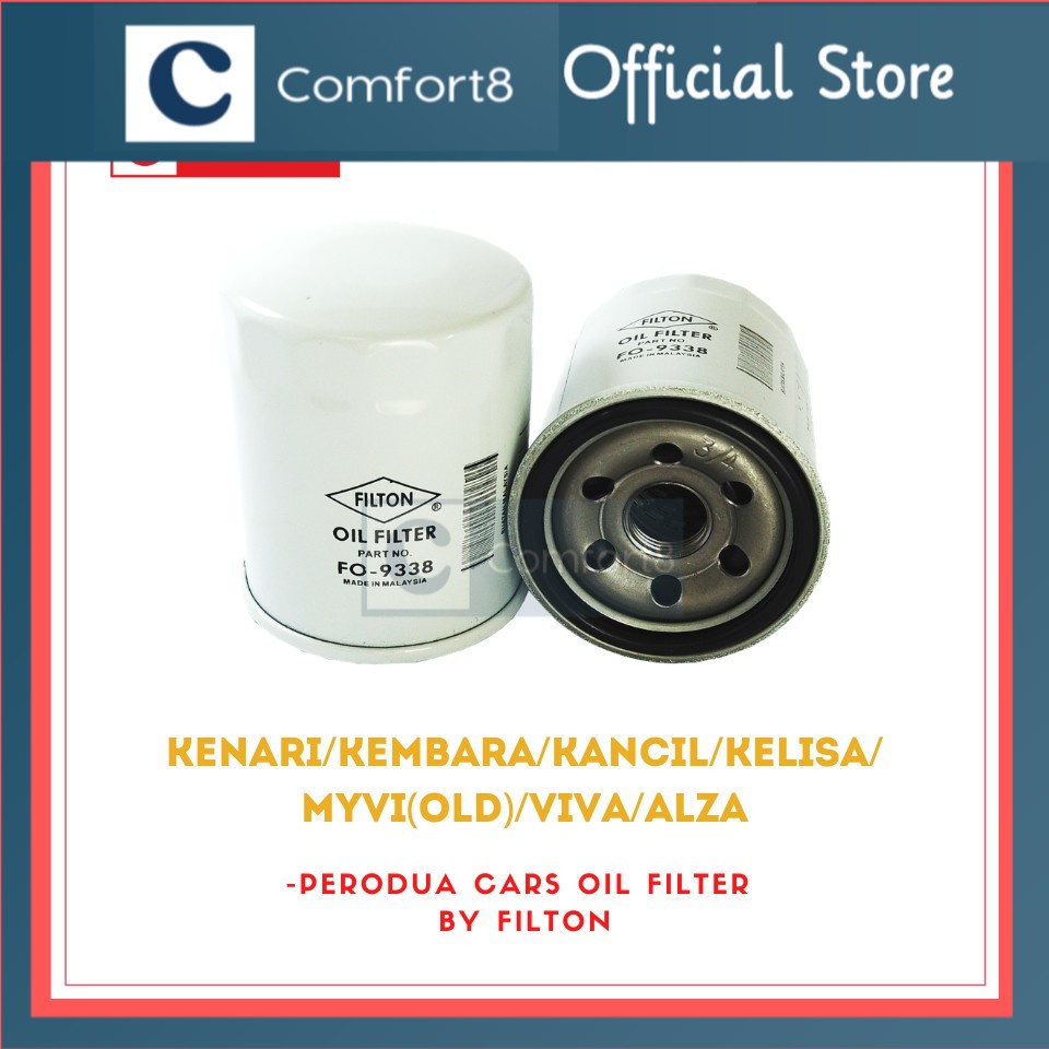 Perodua Engine Oil Filter Kenari / Kembara / Kancil / Kelisa / Myvi(old) / Viva/ Alza Shopee