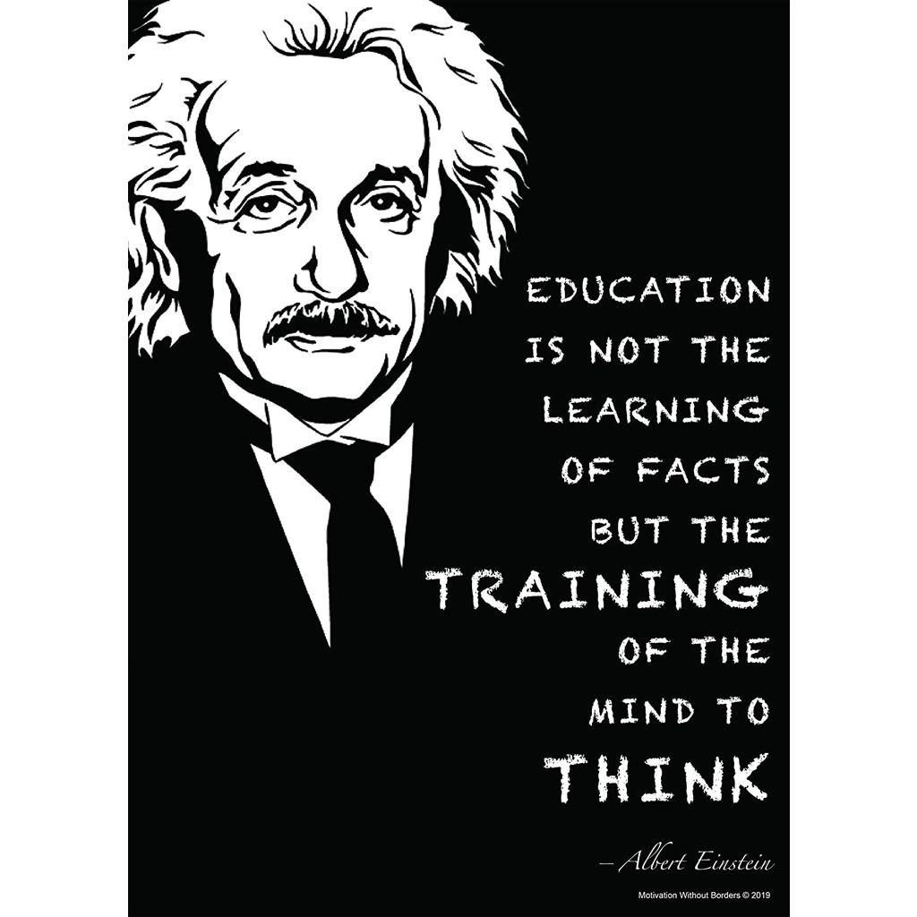 Albert Einstein - A3 Frame Or A3 Poster | Shopee Malaysia