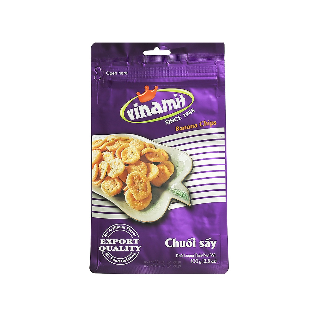 Vinamit Traditional Crispy Dried Bananas Pack 100g/250g | Shopee Malaysia